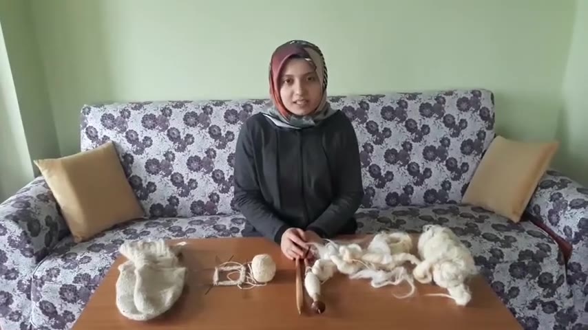 Şalpazarı'nda Yün Çorap Dokuması